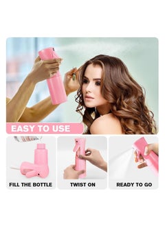 Generic Continuous Spray Bottle, 300ml Hair Mister Spray Bottle, Fine Mist Water Spray Bottle for Salons,Barber, Plants, Skin Care, Cleaning (Pink)  - Image 5