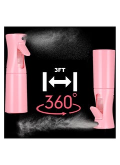 Generic Continuous Spray Bottle, 300ml Hair Mister Spray Bottle, Fine Mist Water Spray Bottle for Salons,Barber, Plants, Skin Care, Cleaning (Pink)  - Image 3