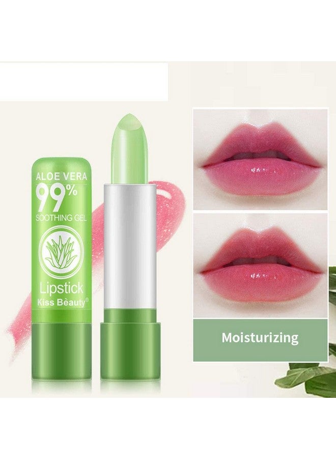 Aasakt Aloe Vera Natural Changing Color Long-Lasting Nourish Protect Lips Care Lip Balm - Image 4