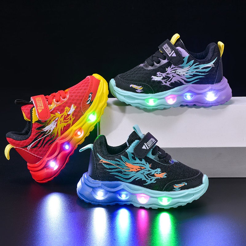Mesh Sneakers Lightweight Flexible Sole Walking Shoes For Kids Indoor And Outdoor Activities - Image 2