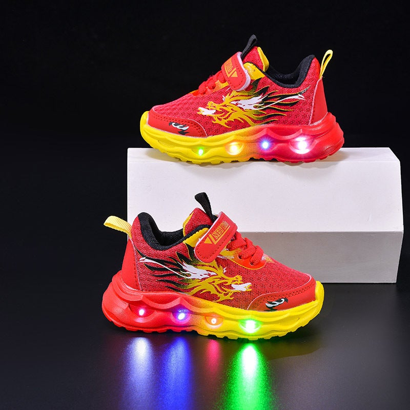 Mesh Sneakers Lightweight Flexible Sole Walking Shoes For Kids Indoor And Outdoor Activities - Image 4