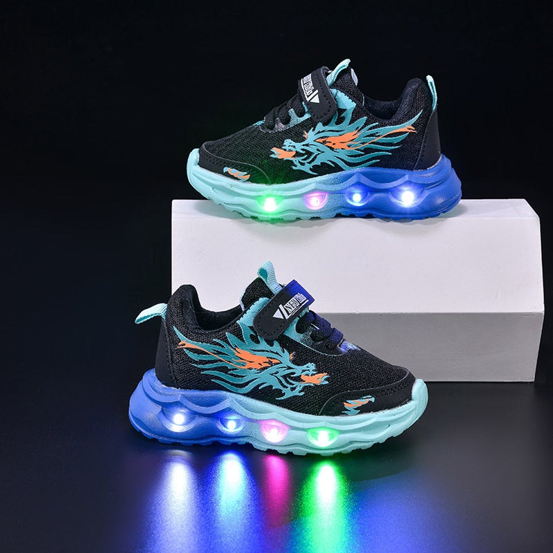 Mesh Sneakers Lightweight Flexible Sole Walking Shoes For Kids Indoor And Outdoor Activities - Image 3