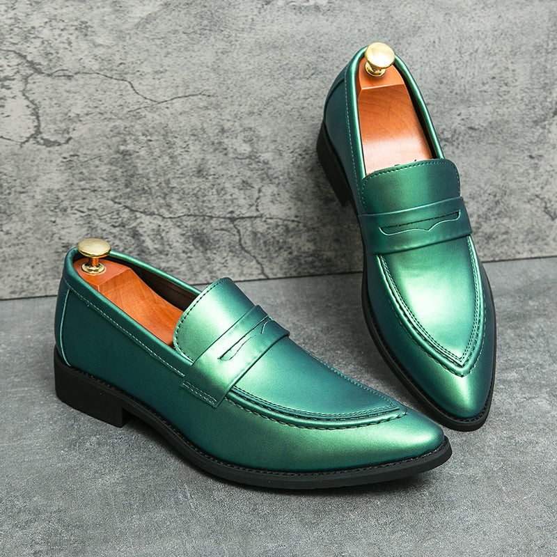 Business Men'S Formal Shoes Wedding Chelsea Leather Shoes British Men'S Wedding Pointed Men'S Business Oxford Shoes - Image 2