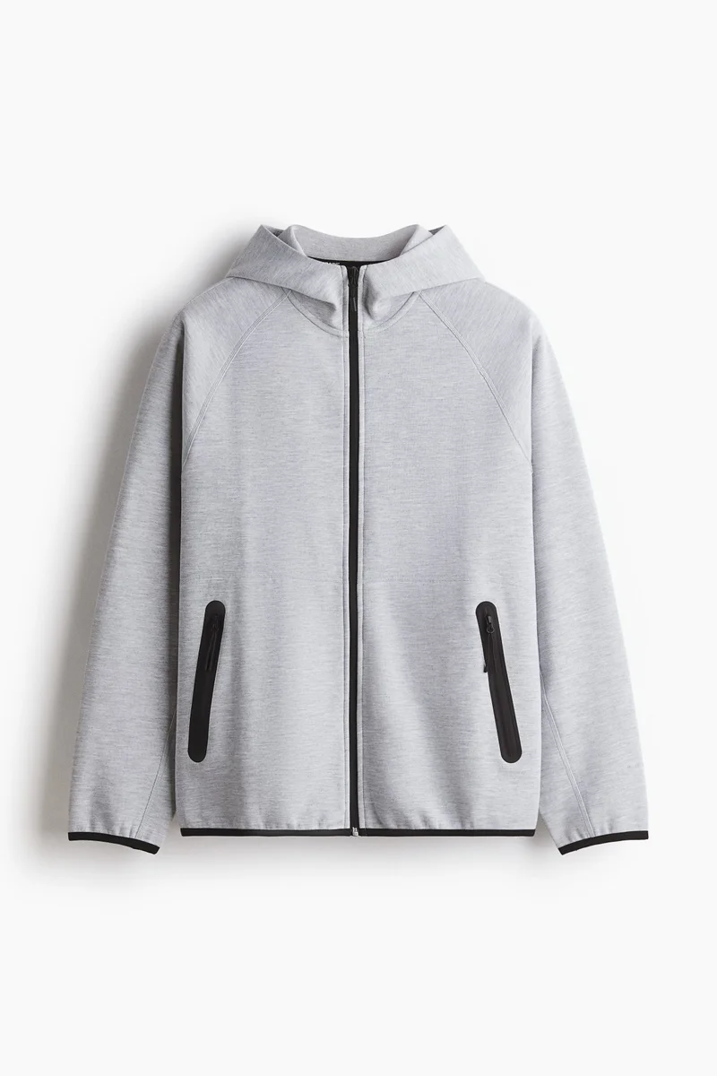 H&M  DryMove™ Zip-through hoodie for Men | Best Price UAE