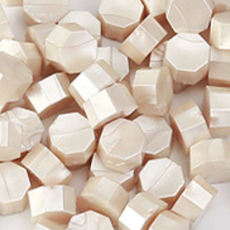 Generic Vintage Sealing Wax Beads 500g Multicolor Pearlescent white (about 2600 tablets) 