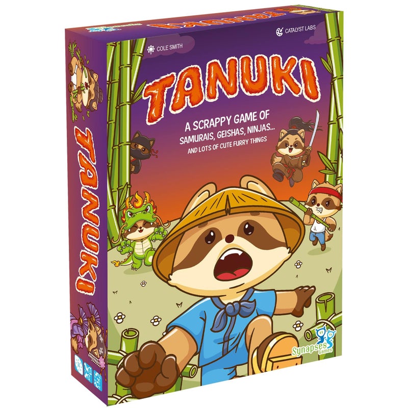 Synapses Games Tanuki TakeThat Card Game NonStop Player Interaction 3 to 8 Players 20 Minutes Ages 7 - Image 2