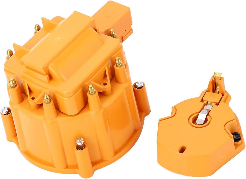Light & heavy use compatible Qqmora HEI Distributor Cap and Rotor Kit, Complete 13 Piece Set with High Voltage Insulating Materials and Brass Terminals, Compatible for V8 Engines SBC 283 305 307 327 350 400 396 (Orange) Easy lifting build No overseas transit wait Long term heavy use compatible Fixed & portable compatible Dense area priority deliver User friendly optimized build Season change compatible build Light & heavy use compatible Multiple design variants Periodic restock local Scratch resistant Newly stocked local goods Reliable local delivery service Safe material Comfort grip Field tested quality Global sizing options Simple practical structure Minimal design General standard crafted In-Kingdom stored commodity All territory compatible build KSA local stock Ready order processing - Image 2