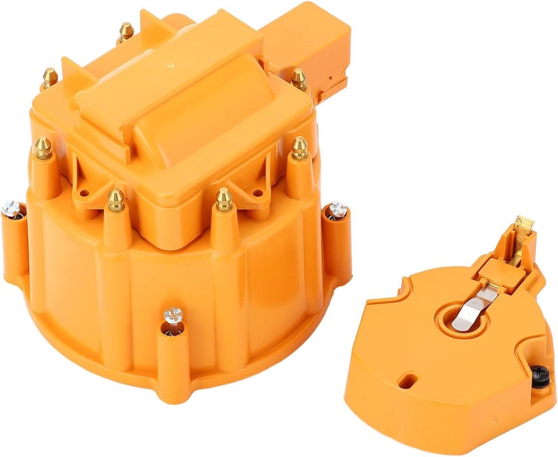 Light & heavy use compatible Qqmora HEI Distributor Cap and Rotor Kit, Complete 13 Piece Set with High Voltage Insulating Materials and Brass Terminals, Compatible for V8 Engines SBC 283 305 307 327 350 400 396 (Orange) Easy lifting build No overseas transit wait Long term heavy use compatible Fixed & portable compatible Dense area priority deliver User friendly optimized build Season change compatible build Light & heavy use compatible Multiple design variants Periodic restock local Scratch resistant Newly stocked local goods Reliable local delivery service Safe material Comfort grip Field tested quality Global sizing options Simple practical structure Minimal design General standard crafted In-Kingdom stored commodity All territory compatible build KSA local stock Ready order processing - Image 3