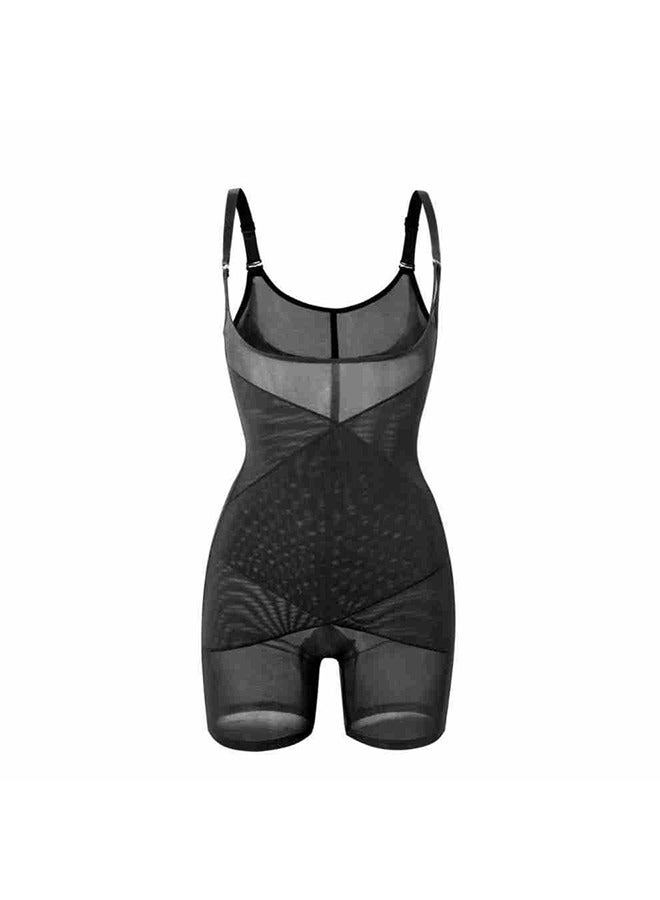 JS Womens Body Shaper High Waisted Tummy Control Shaperwear Slim Shaper Body Shaper Shapewear for Women, Conjoined Shapewear, Waist Lift Corset Body Tight Stomach（Black） - Image 4