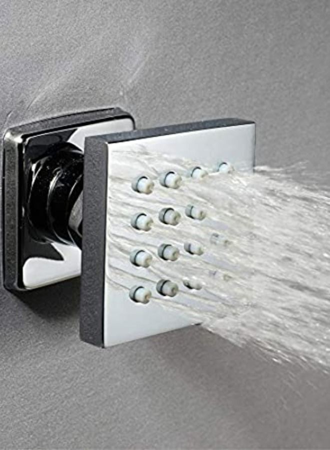 OR OR  ARJ007 Brass Body Shower Rainfall Shower Body Jets 2 Inch - Image 2