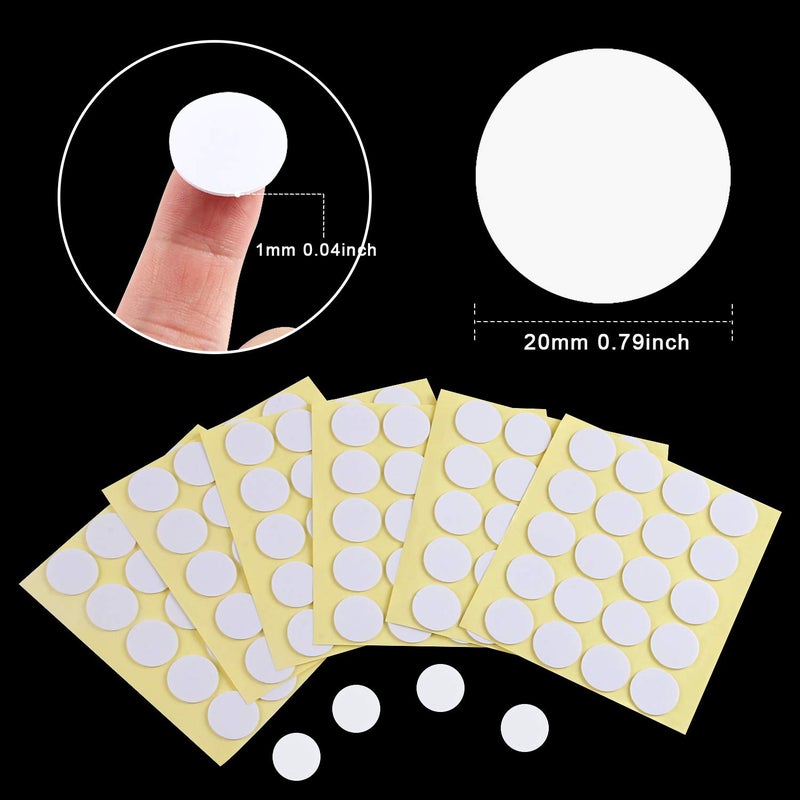 SANNIX 400PCS Candle Wick Stickers, Heat Resistance Double-Sided Stickers for Candle Making, Adhere Steady in Hot Wax Stickers for Candle Making - Image 2
