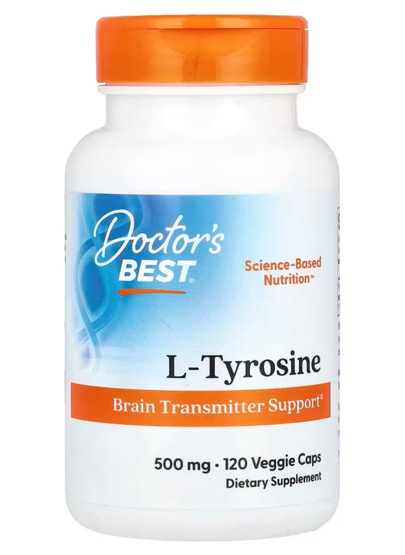Doctor's BEST - L-Tyrosine 500mg 120VC - Image 1