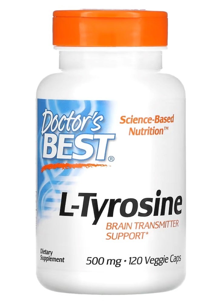 Doctor's BEST - L-Tyrosine 500mg 120VC - Image 1