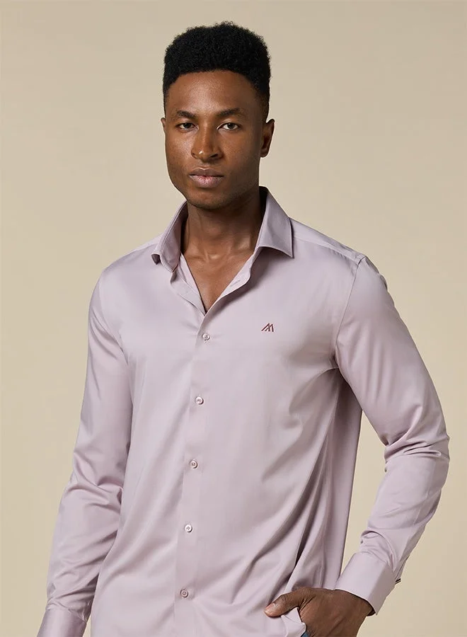 Mannerism The Desert Bamboo Earthy Pink Shirt with Warm Soft Texture