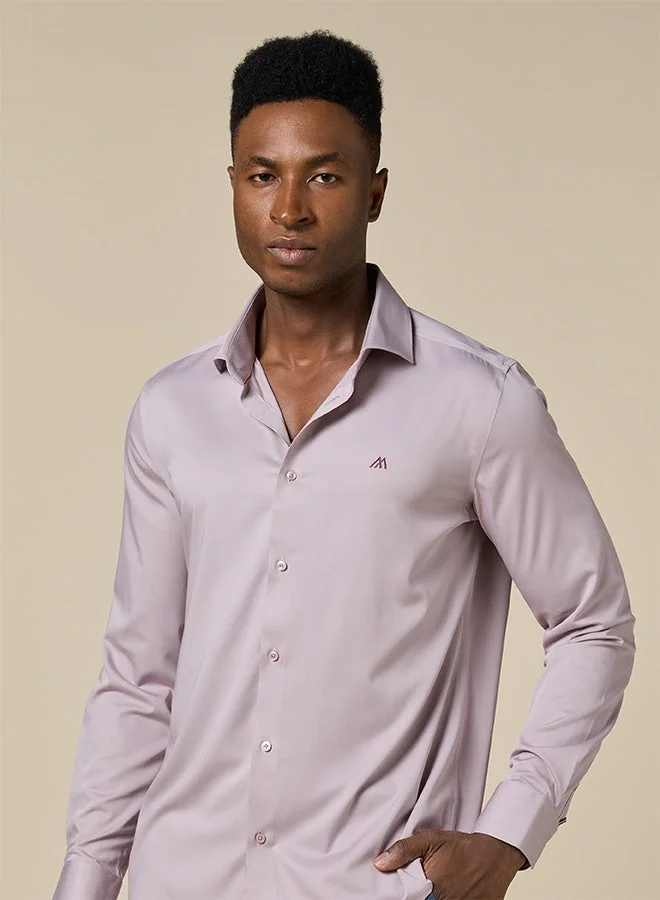 Mannerism The Desert Bamboo Earthy Pink Shirt with Warm Soft Texture