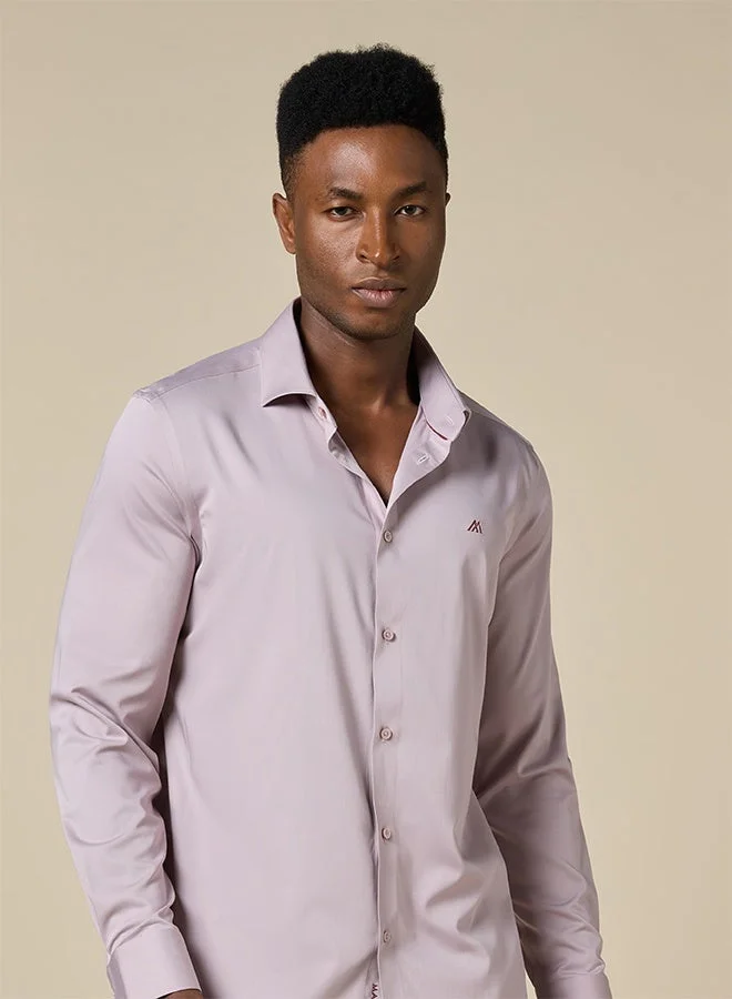 Mannerism The Desert Bamboo Earthy Pink Shirt with Warm Soft Texture