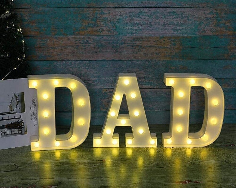 Beeban Beeban Marquee D Alphabet Shaped LED Light Lamp for Decoration Decore Walls Hanging Birthday Party Wedding D  - Image 4
