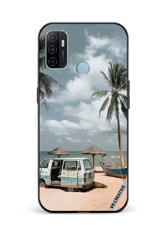 VR CREATIVE Protective Case Cover For Oppo A53 Moody Summer Day Design Multicolour - Image 1
