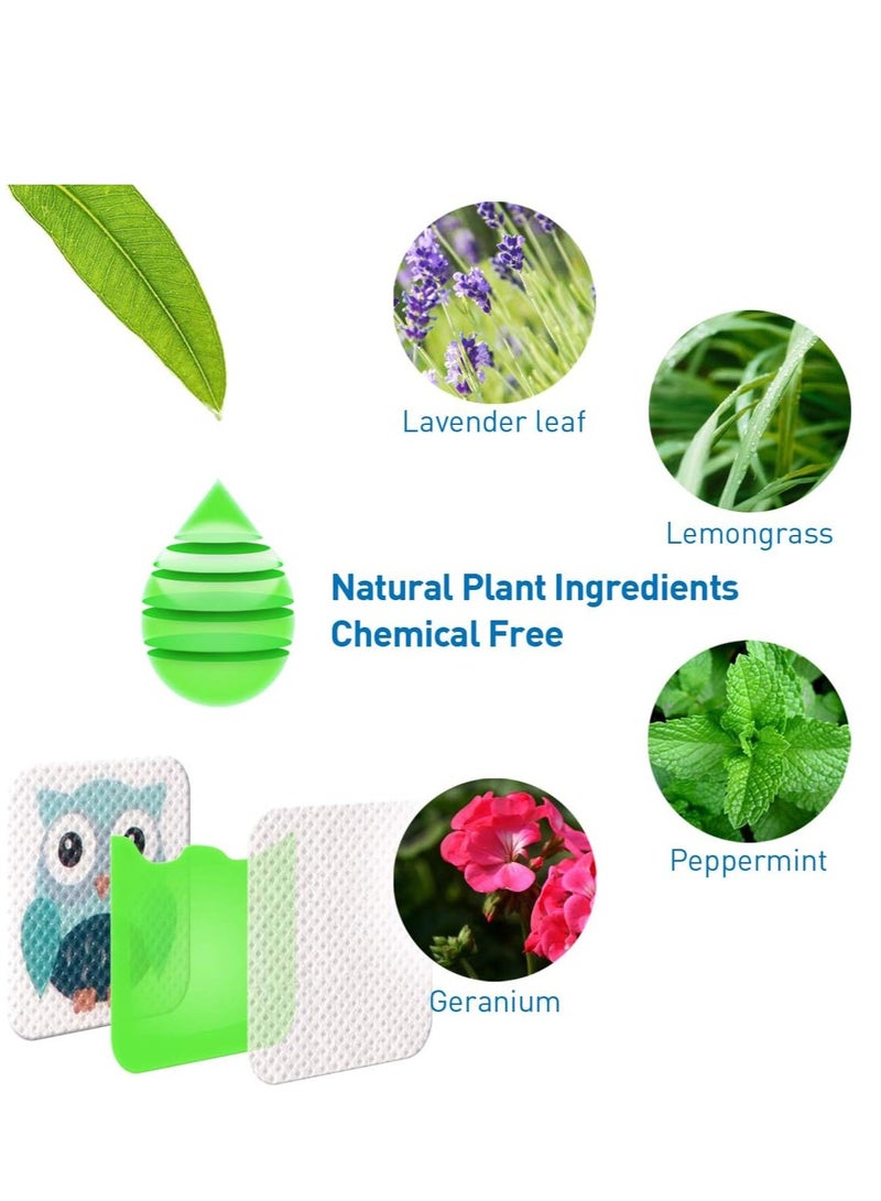Generic 90 Kids Adult Mosquito Stickers - Natural Lemongrass, Lemongrass & Eucalyptus for up to 24 hours protection  - Image 2