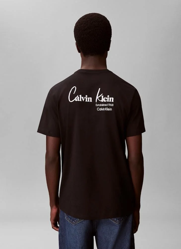 Calvin Klein Jeans  New York Logo Graphic T-Shirt for Men | Best Price UAE