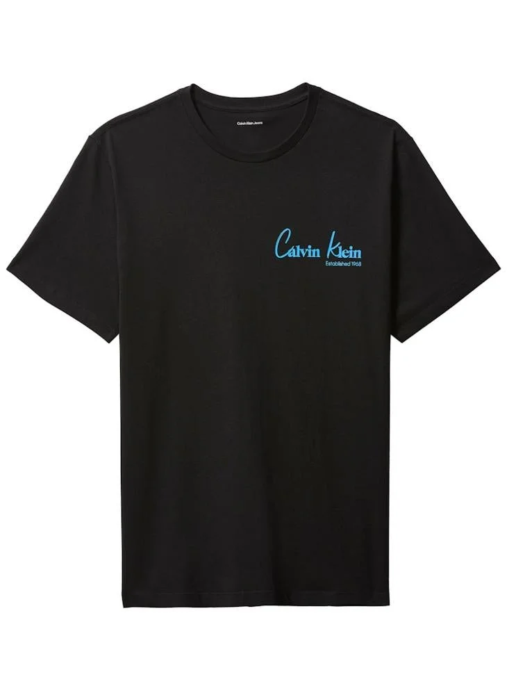 Calvin Klein Jeans  New York Logo Graphic T-Shirt for Men | Best Price UAE