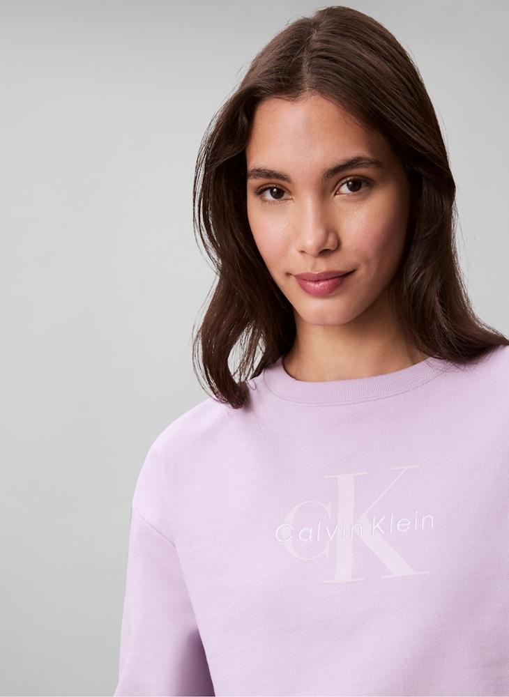 Calvin Klein Jeans Logo Pullover Sweatshirts  - Image 3