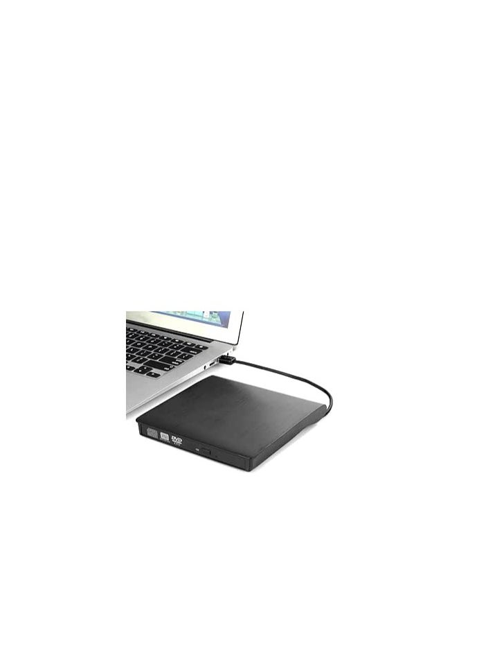 ماركة غير محددة محرك أقراص CD خارجي محمول بمنفذ USB 3.0 – نقل بيانات سريع – متوافق مع اللابتوب والكمبيوتر وماك وويندوز  - Image 1