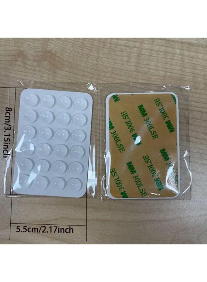 10PCS Random Color Adhesive Phone Holder With 24 Suction Cups For Selfies Videos - Image 3