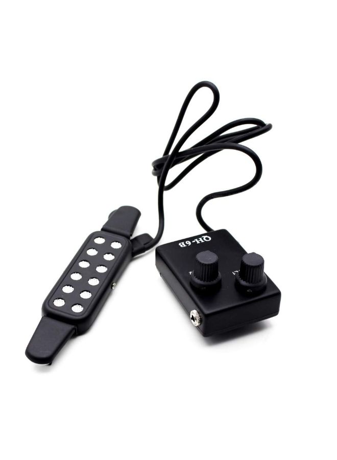 NIBEMINENT Lapel Tie Clip Microphone Audio Cable for Acoustic Guitar 1839000456 Black - Image 2