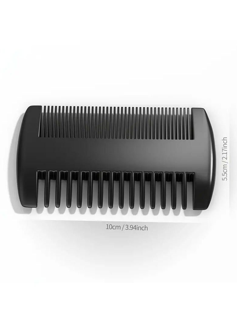 ORiTi Premium Double-Sided Peach Wood Comb for Styling Your Beard - Small Shape Grate Comb - Image 3