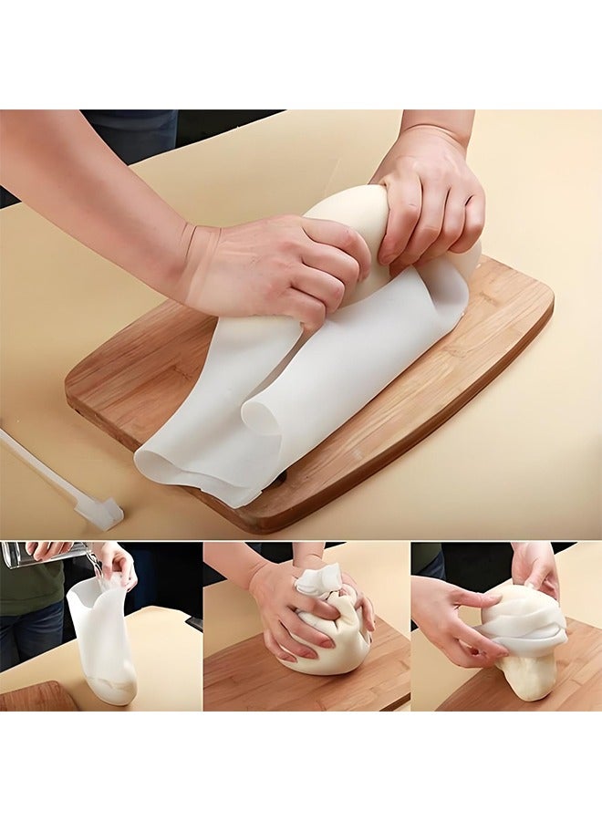 Large Silicone Kneading Bag, Reusable Food-Grade Silicone Bag, Multifunctional Dough Mixer For Bread, PastryAnd Pizza - Image 4