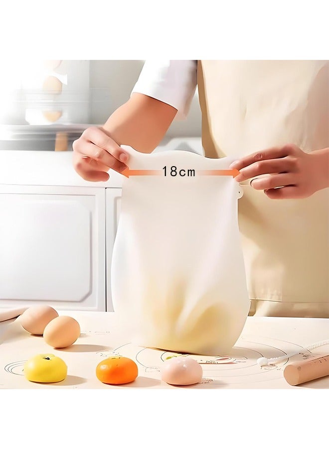 Large Silicone Kneading Bag, Reusable Food-Grade Silicone Bag, Multifunctional Dough Mixer For Bread, PastryAnd Pizza - Image 2