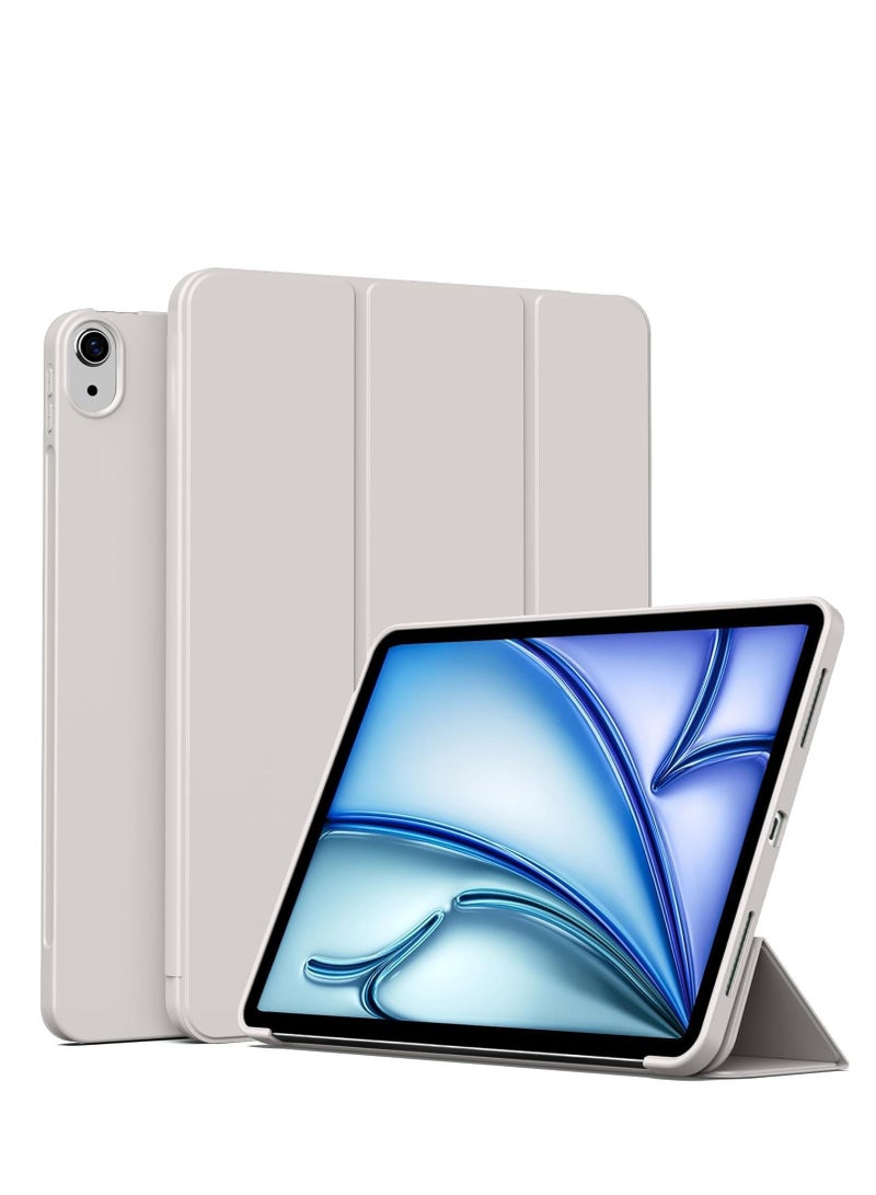 JAJEEK Case for iPad Air 11 Inch M2 2024, iPad Air 5th/4th Gen (10.9 Inch, 2022/2020) – Lightweight Thin Soft TPU Back Protective Case with Auto Sleep/Wake, Smart Folio Cover for Full Protection and Hands-Free Viewing - Image 1