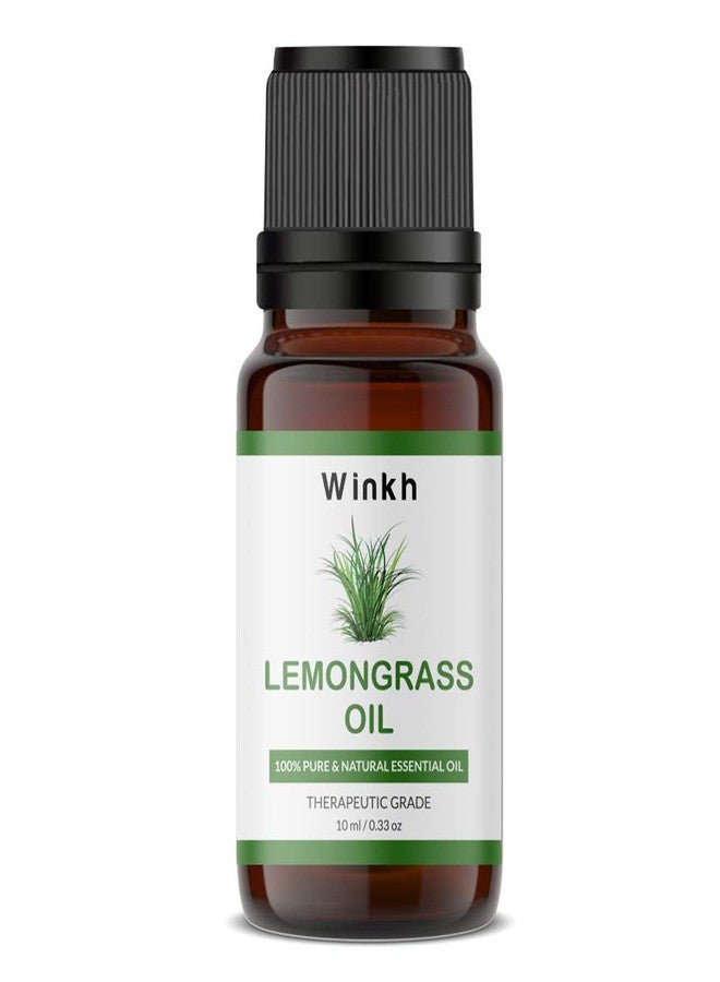 Winkh Pure and Natural Lemongrass Essential Oil - (10 ml) - Image 1