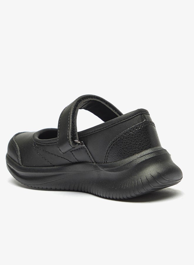 داش حذاء ماري جين بناتي سادة بإغلاق لاصق - Image 2