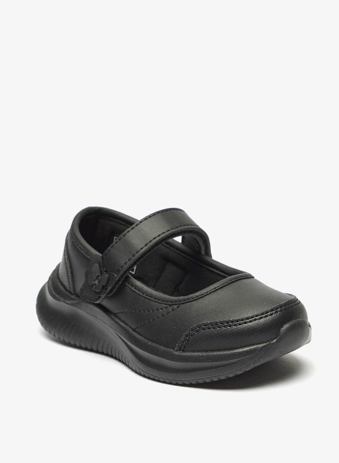 داش حذاء ماري جين بناتي سادة بإغلاق لاصق - Image 3