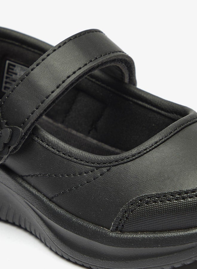 داش حذاء ماري جين بناتي سادة بإغلاق لاصق - Image 5