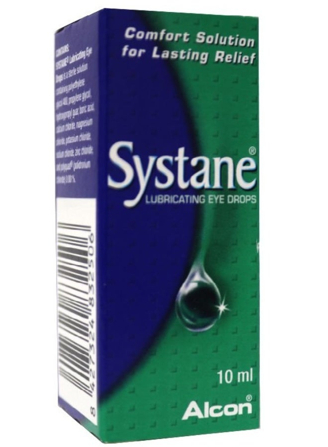 SYSTANE Lubricant Eye Drops, 10ml - Fast Relief for Dry and Irritated Eyes - Image 1