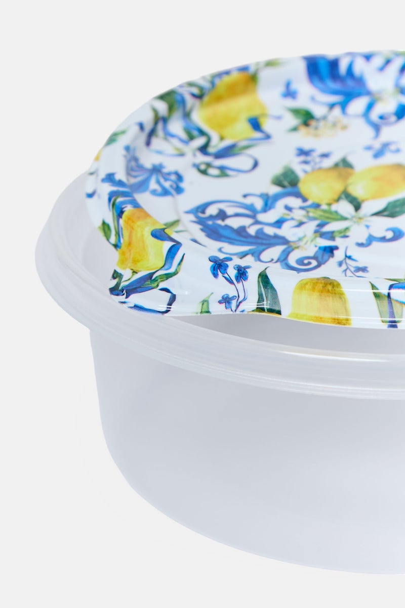 COOK WITH COLOR 24 Pieces Floral Pattern Food Storage  Containers, Multicolor - Image 2