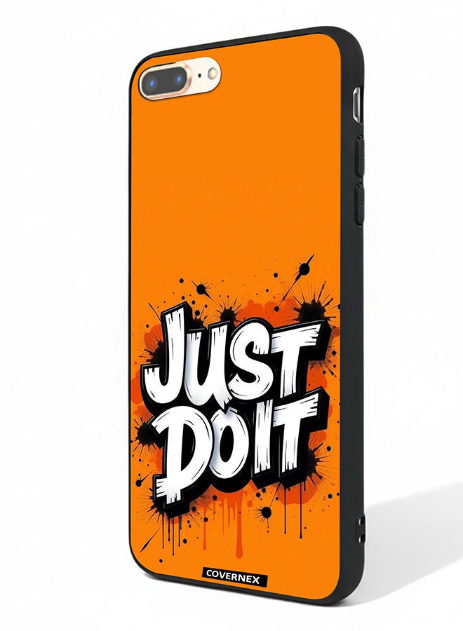 Covernex Apple iPhone 7 Plus Protective Case Cover Printed Featuring Just Do It Street Art - Image 1