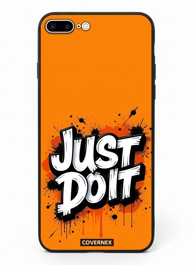 Covernex Apple iPhone 7 Plus Protective Case Cover Printed Featuring Just Do It Street Art - Image 2