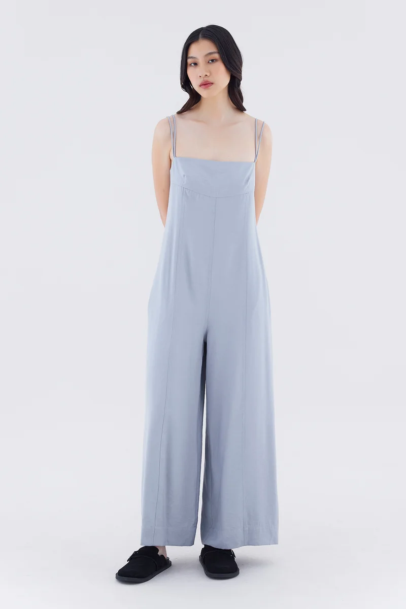 The Editor's Market Lunea Double-Strap Jumpsuit