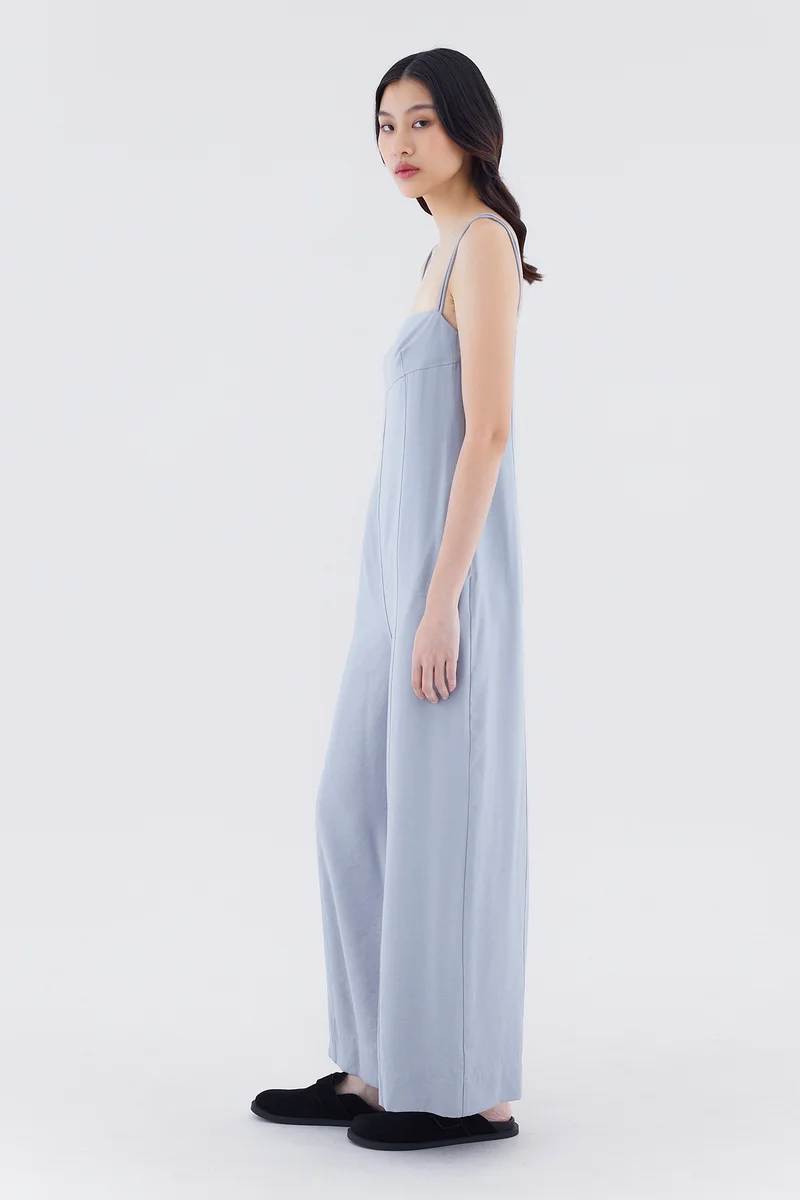 The Editor's Market Lunea Double-Strap Jumpsuit