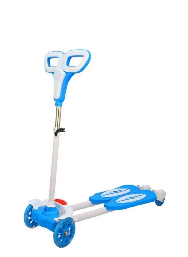 Frog Kids Kick Scooter with 4 Wheel Leg Break Toy Scooter  - Image 1