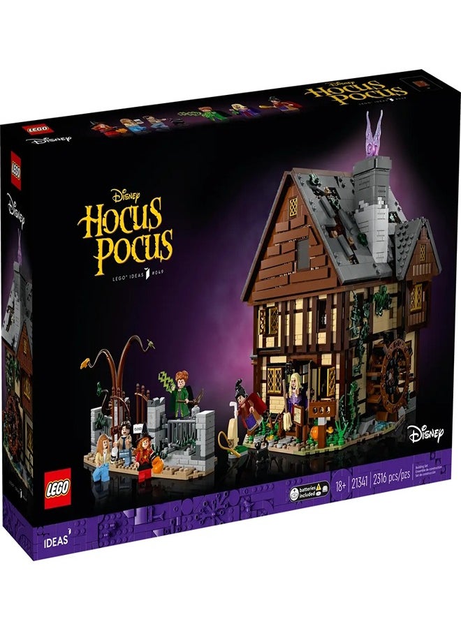 LEGO - LEGO - IDEAS Disney Hocus Pocus The Sanderson Sisters' Cottage 2316 Pieces - 21341 - Image 1