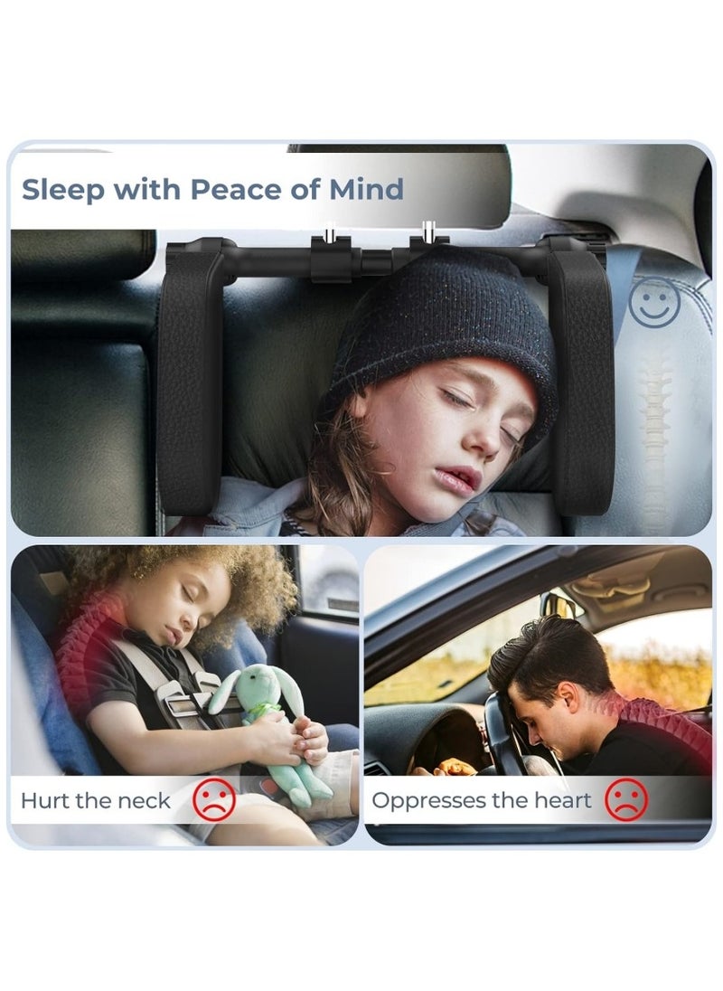 Ru syanl - Car Headrest Pillow Adjustable Car Seat Head Neck Support U Shaped Car Sleeping Pillow for Kids and Adults - Image 1