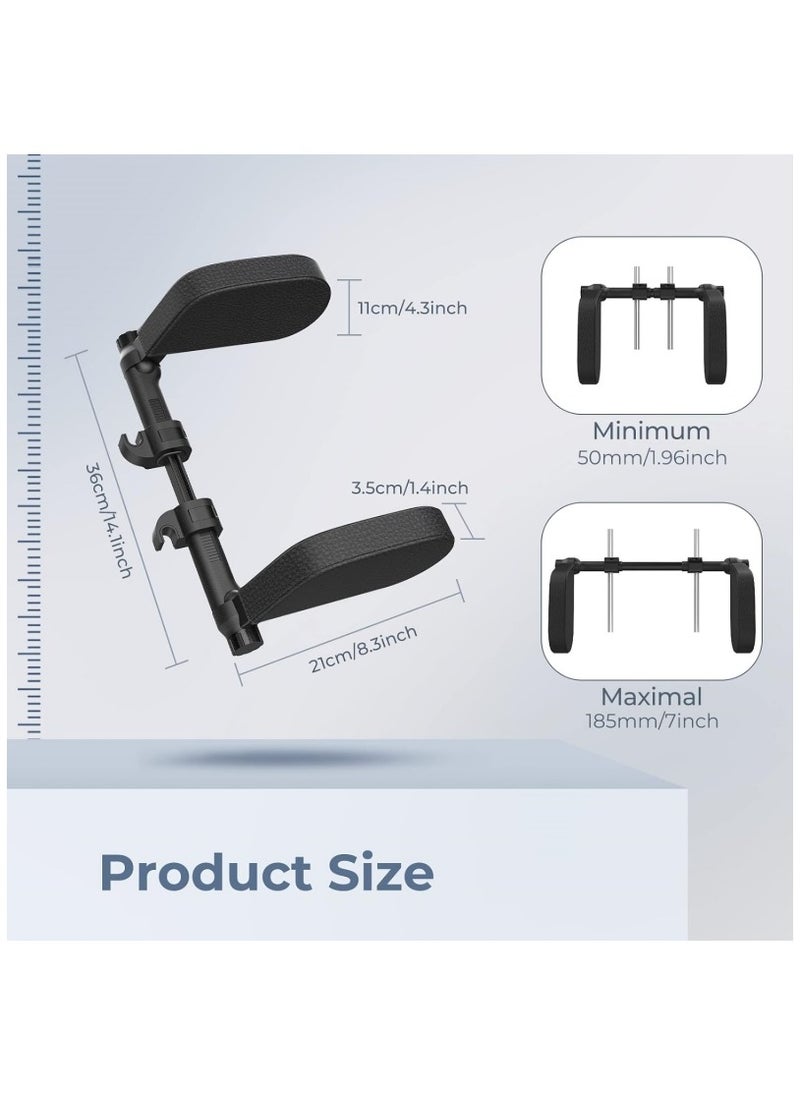 Ru syanl - Car Headrest Pillow Adjustable Car Seat Head Neck Support U Shaped Car Sleeping Pillow for Kids and Adults - Image 1
