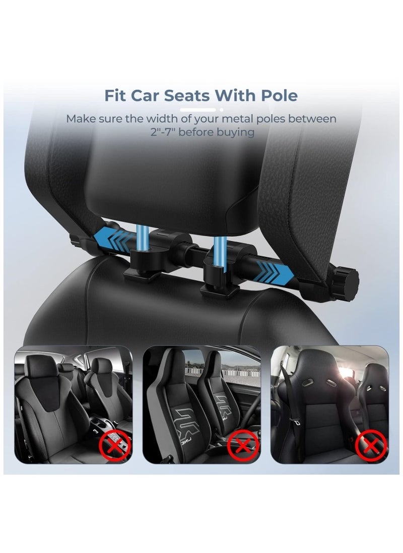 Ru syanl - Car Headrest Pillow Adjustable Car Seat Head Neck Support U Shaped Car Sleeping Pillow for Kids and Adults - Image 1