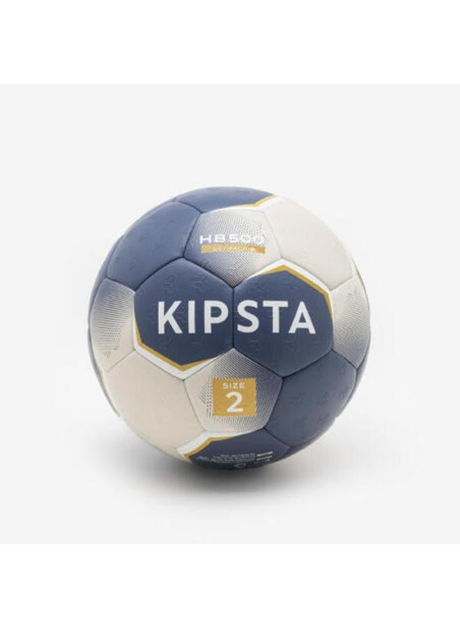 KIPSTA Size 2 Handball HB500 Hybrid - Blue/Grey - Image 1