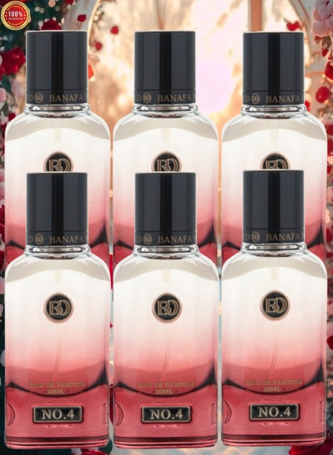 Banafa 6 Pieces Japan Number 4 EDP 50ML - Image 1